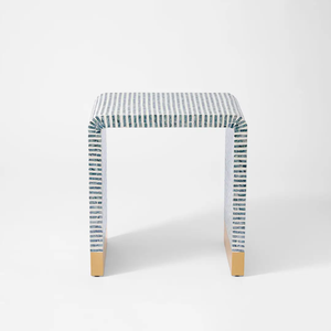 Table d'appoint moderne artisanale avec incrustation de nacre, pour chambre et salon, fabriquée en usine au Vietnam - Product Image 5