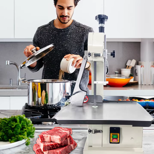 Cortadora de huesos de alta resistencia para carne congelada 3 kW 380 V Sierra de acero inoxidable de hoja redonda automática - Product Image 2