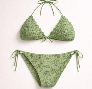 Modèle de bikini au crochet |   Bikini fait main : soutien-gorge et bas - Product Image 1