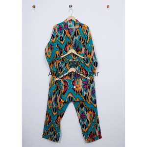 ชุดนอนผ้าฝ้ายคุณภาพสูงสำหรับผู้หญิง จัดจำหน่ายโดยตรงจากโรงงาน ชุดนอนผู้ชายขายส่ง - Product Image 6