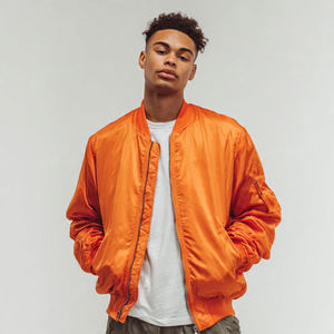 Blousons Bomber Homme Tendance 2026 – Nouveauté Printemps – Manteaux Bomber Décontractés à Manches Longues – Blouson Bomber en Satin pour Homme – Vêtements d'extérieur - Product Image 3