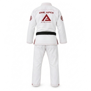 Uniforme de Jiu Jitsu Blanco para Hombre, Gi de BJJ para Entrenamiento de Artes Marciales, Bordado Personalizado, Gi de Competición - Product Image 3