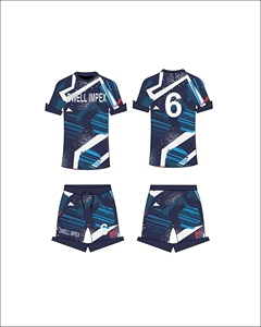 Maillot de football personnalisé sublimé, durable, pour les matchs, séchage rapide, respirant, en polyester - Product Image 6