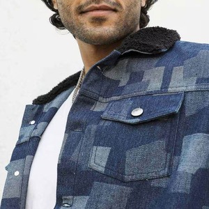Veste en jean pour homme à prix avantageux, vente en gros, haute qualité, nouveau style, veste en jean décontractée de style streetwear - Product Image 4