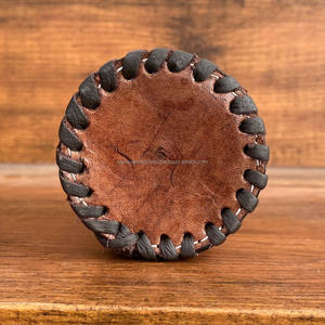 Durable Hand <b>Tooled</b> <b>Leather</b> Desk Accessory Minimalist Luxury Pen Holder Genuine <b>Leather</b> Pencil Cases for Sustainable Office Use - Product Image 6