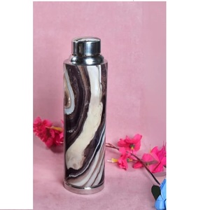 Bouteilles d'eau populaires avec finition émaillée, best-sellers, en stock, fournisseur et fabricant de bouteilles en cuivre en Inde - Product Image 2