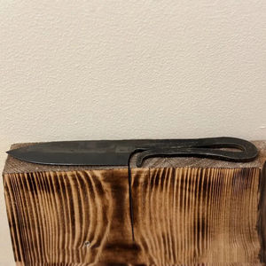 Couteau de cuisine artisanal Burraq en acier carbone forgé à la main, style médiéval antique, lame non réglable, options DIY et OEM, cadeau idéal pour chef - Product Image 2