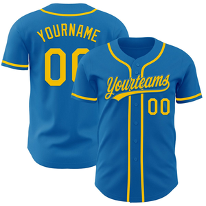 Maillot de baseball personnalisé haut de gamme, sublimation haute densité, tissu léger anti-humidité, coupe professionnelle pour équipe - Product Image 1