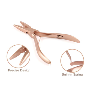 High Quality Hair Extension Tools Kit Stainless Steel Professional Removal <b>Set</b> Salon Grade Hot Sale Hair Extensions Custom Logo - Product Image 2