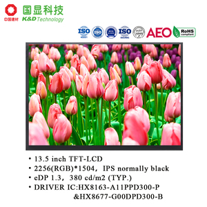 <span class=keywords><strong>13</strong></span>,5 <span class=keywords><strong>inch</strong></span> 2256x1504 Giao diện EDP Góc nhìn toàn diện 70% NTSC Xử lý bề mặt bằng lớp phủ cứng Màn hình cảm ứng IPS TFT <span class=keywords><strong>LCD</strong></span> Đèn nền <span class=keywords><strong>LED</strong></span> - Product Image 5