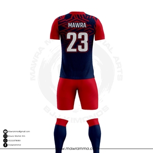 Mawra Premium Custom Soccer Uniforms Unisex Lightweight Sublimation Print Team Jersey Athletic Training Match <b>Kits</b> Wholesale OEM - Product Image 3