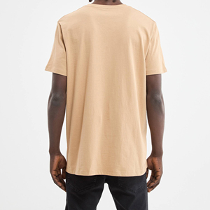 Men's High Quality Quick Dry Solid <b>V</b> Neck T-Shirt 100% Cotton Worsted Custom Logo Custom Color Loose <b>Fit</b> Breathable Eco-Friendly - Product Image 5