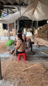 ตาข่ายหวายสานลายสี่เหลี่ยมแบบเฉียงสีฟ้าบลูโลตัส เลคซี่ นกยวน รุ่นอีโค่ เนเชอรัล ทนทาน สำหรับเฟอร์นิเจอร์บ้านสมัยใหม่ ขายดี - Product Image 4