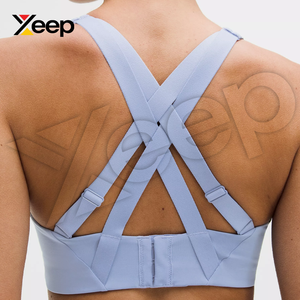XEEP สปอร์ตบราโยคะคุณภาพสูงสำหรับผู้หญิง รุ่น XC-SB-63 สายรัดปรับได้ ระบายอากาศดี แผ่นรองถอดออกได้ รองรับได้ดี แห้งเร็ว - Product Image 5