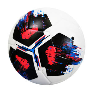 Ballon de football taille 5, panneaux cousus à la machine, impression de logo personnalisée par le fabricant, ballon de football pakistanais taille 5, cousu à la machine. - Product Image 3