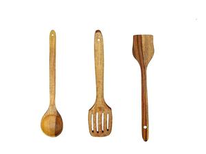 Cuchara de madera con nuevo diseño para cocinar, revolver y servir en la mesa - Product Image 2