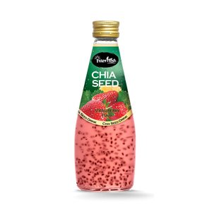 Boissons au goût de fraise aux graines de chia en canette de 320 ml, 4-5% de jus, de Interfresh Vietnam - Product Image 5