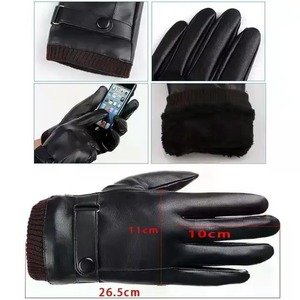 Professional Leather Winter <b>Gloves</b> Warm Thermal Insulated <b>Gloves</b> for Outdoor Work Driving Cold Weather - Product Image 5