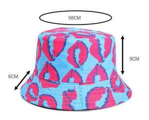 New Fashion Double Sided Sublimation Printing Design Adult Fashion <b>Reversible</b> Summer <b>Bucket</b> <b>Hat</b> - Product Image 6