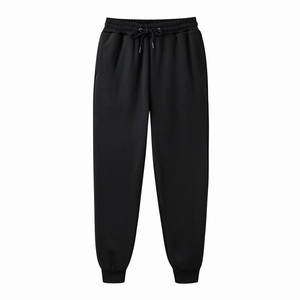 Casual <b>trouser</b> for men Cotton Sweatpants Elastic Waist Drawstring Casual Joggers Autumn Wear Midweight Knitted Pants - Product Image 2