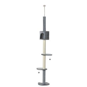 Moderna Torre Tiragraffi di Lusso per Gatti da Interno - Tiragraffi in Legno MDF per Arrampicata - Product Image 3