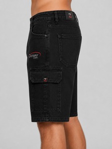 Casual Mid Rise <b>Stretch</b> Denim Comfortable Lightweight Breathable Design Perfect for Daily Summer <b>Men</b> Denim Shorts - Product Image 2