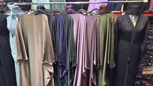 Best Selling Kaftan Abaya Handmade Turkish Floor Length Long Sleeve V Neck Polyester Regular Fit Casual Evening Party <b>Flared</b> - Product Image 5