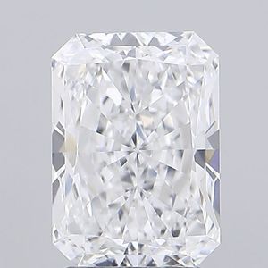 Diamant de laboratoire VS1 taille radiant couleur D 2,00 carats certifié IGI, pierre libre pour la fabrication de bijoux de fiançailles et de bagues de mariage - Product Image 1