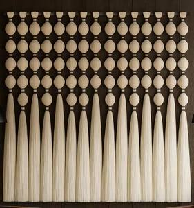 Tapisserie Bohème Luxueuse Faite à la Main, Art Mural Macramé à Bulles, Décoration Murale pour Salon, Art Mural pour la Maison, Luxe - Product Image 1