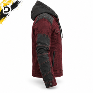 For <b>Jeans</b> Hoodie Winter Breathable Windproof Durable Construction Casual Moto & <b>Biker</b> Style Outdoor Clothing - Product Image 2