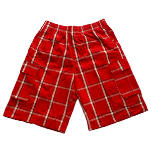 Pantalones Cortos Sólidos para Hombre, Cintura Media, Banda Elástica, Bolsillos, Casuales, Transpirables, de Secado Rápido, Estilo Tejido, 100% Algodón, Ecológicos, Digitales - Product Image 3