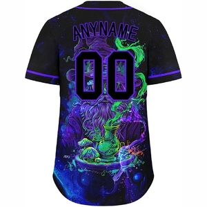 เสื้อเบสบอลแบบซับลิเมชั่นสำหรับทีมมืออาชีพ ดีไซน์ใหม่ พร้อมผ้าแห้งเร็วและตะเข็บเย็บทนทาน - Product Image 5