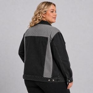 Chaqueta vaquera para mujer, recién llegada, con logotipo personalizado, transpirable, de algodón lavado, con botones, informal, estilo streetwear, a la moda. - Product Image 4