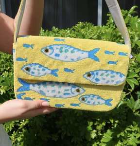 กระเป๋าถือประดับลูกปัด MS Handicraft Certified สีชมพู ดีไซน์แก้วมัทฉะ รูปทรงและสีลูกปัดปรับแต่งได้ รุ่น Uttar Pradesh รหัส Wc-001 - Product Image 2