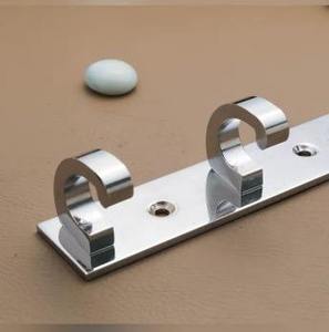 MODERN STAINLESS STEEL ACRYLIC 3 HOOK COAT <b>RACK</b> DURABLE ECO FRIENDLY WALL MOUNTED <b>CLOTHES</b> HANGER HARDWARE MADE IN INDIA - Product Image 1