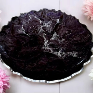 Bandeja de Resina Moderna y Elegante para Servir, Decorativa para Cocina, Comedor y Hogares de Lujo Tradebyd - Product Image 1