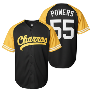 Camiseta de Béisbol de Alto Rendimiento para Hombre, con Botones, 100% Poliéster, Corte Automatizado, Mangas Raglán, Ropa Deportiva para Equipo - Product Image 4