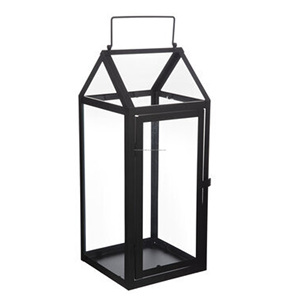 Black Finished <b>Outdoor</b> Metal Table <b>Lanterns</b> Wedding Decorative Farmhouse <b>Large</b> Hanging Pillar Candle <b>Lanterns</b> - Product Image 5