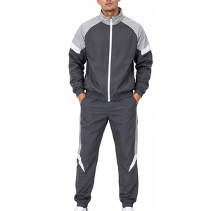 Survêtement en nylon pour homme de qualité supérieure, léger, pour le jogging en plein air, fournisseur de vêtements OEM ODM, marque privée, usine de survêtements en nylon pour homme - Product Image 4