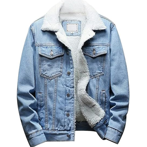 Chaqueta vaquera de mujer estilo camionero con cuello de piel sintética, manga larga, cortavientos, abrigo de otoño para streetwear, corte regular, estilo lavado liso - Product Image 3