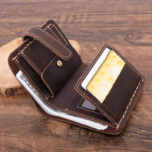 Wholesale Premium mens leather wallet RFID blocking card <b>holder</b> wholesale supplier OEM export for pakistan in wholesale price - Product Image 5