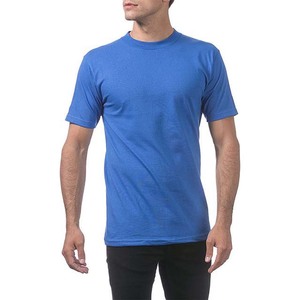 Camiseta de Hombre, Talla Grande, Estilo Urbano, Algodón de Alta Calidad, Cuello Redondo, Manga Corta, Color Azul, Corte Ajustado, Verano - Product Image 2