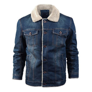 Chaqueta Vaquera de Estilo Vintage para Hombre, Corte Regular, Superventas, Ecológica, 100% Algodón, Invierno, Logotipo Personalizado, Botones con Pedrería - Product Image 1