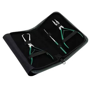Professional Manufacture All in One Hair Extension Tools Kit with Stainless Steel Pliers Pulling <b>Needle</b> Loop <b>Threader</b> Tail Comb - Product Image 5
