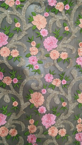 100% ผ้าโพลีเอสเตอร์ปักเลื่อมสำหรับผู้หญิงเต็นท์งานแต่งงานเต็นท์ทอด้านระบายอากาศได้ดีผ้าถักทอสำหรับเด็กผู้หญิง - Product Image 5