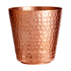 Hammered Copper Flower Pot With Claw Feet Rustic Style Planters For Indoor Outdoor Use Handmade Planter On Sale - Product Image 4
