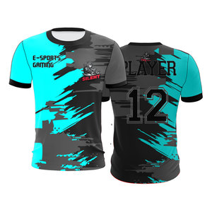 Maillot de jeu léger Esport, T-shirt de sublimation personnalisé, Vêtements de jeu compétitifs - Product Image 4