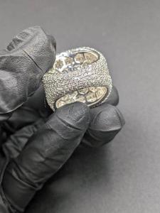 Anillo de Plata de Ley con Moissanita de Diseño, Joyería Fina para Promesa, Compromiso o Aniversario, para Mujeres y Hombres - Product Image 3