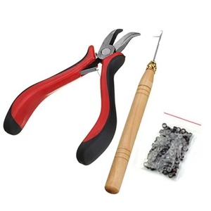 BEST ELECTRO SURGICAL Pince de retrait d'anneaux couleur or ultime, outils de pose d'extensions capillaires à maintien robuste pour usage commercial, en acier inoxydable - Product Image 4