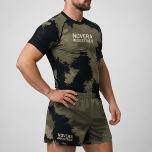 New Style Custom MMA Training Combo Rash Guard and <b>Shorts</b> Set BJJ <b>Grappling</b> Boxing Athletic Sportswear for Clubs and Teams - Product Image 2
